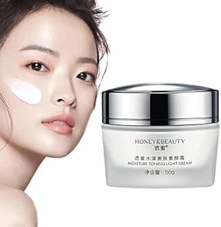 Seafly Honey & Beauty Moisture Toning Light Cream, Honey & Beauty Cream, Hydrating Beauty Face Cream, Korean Moisturizing Tone Up Cream, Drefunk Cream, Hydrating Face Cream for Dry Skin (1Pcs)