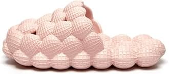 ChevalUnisex Bubble Slides for Kids, Massage Golf Ball Shoes Slides, Funny Lychee Bubble Slippers for Spa, Bedroom, Gym, Shower, Beach,Bath