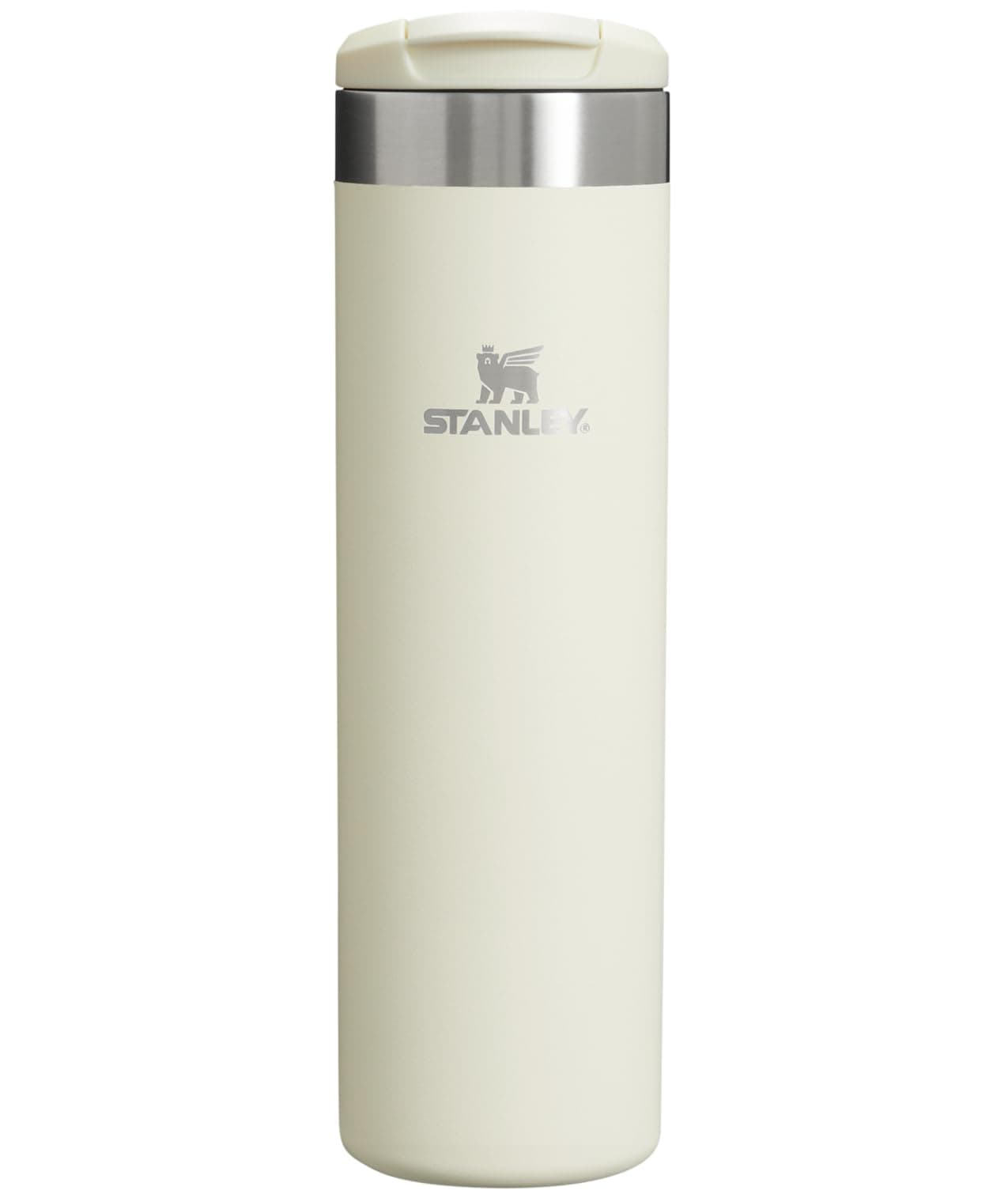 Stanley AeroLight Transit Bottle 20 oz Locking Drink Through Lid Leak Resistant Water Bottle or Coffee Travel Mug Lightweight Insulated Stainless Steel BPA-Free Cream
