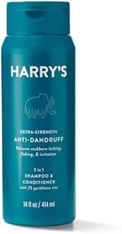 Harry's Extra Strength 2-in-1 Anti Dandruff Shampoo and Conditioner for Men, 2% Pyrithione Zinc, 14 fl oz, 3ct