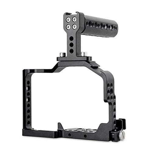 SMALLRIG Camera Cage for Panasonic DMC-GH4 GH3,Cage Kit with Top Handle and HDMI Clamp-1980