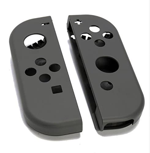 Replacement Hard Housing Shell Skin Case Cover Inner Frame for Switch NS JoyCon Controller (Gray-Black)