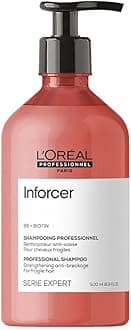 Inforcer Strengthening Shampoo - Prevents Breakage and Adds Softness For Weak, Fragile & Damaged Hair Types, With Biotin