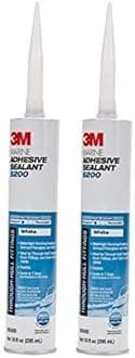 3M Marine 5200 Adhesive/Sealant, White, 10 fl oz (2 Pack)