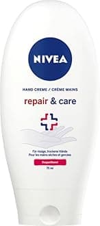 NIVEA 3-in-1 hand cream (75 ml), rich skin cream with dexpanthenol for intensive care, hand care for very dry and cracked hands