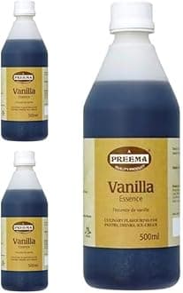 Vanilla Essence Extract 500ml with Preema (Pack of 3) – Premium Quality Baking Flavoring