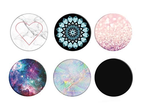 Premium Expanding Phone Socket,Mount Holder for Cellphone Pack 6(Black)