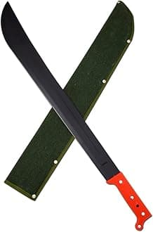 Snake Eye Tactical Full-Tang | Fixed Blade Machete w/Sheath Outdoors Hunting Camping Fishing