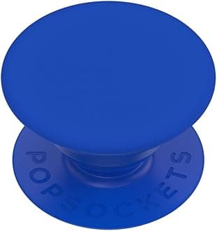 PopSockets Phone Grip with Expanding Kickstand, Adhesive Grip, Blue - Matte Cobalt