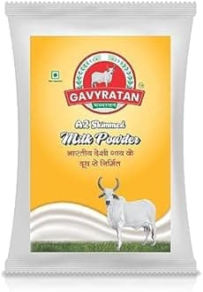 Pure & Premium Skimmed Milk Powder with Extra Protein 500Gm | Perfect for Making Tea & Coffee (Pack of 1)