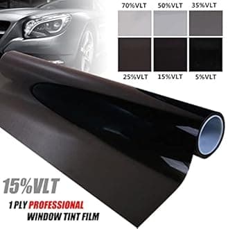 Professional Car Auto Van Limo Tint Black Scratch-Resistant 100cm x 1m 5% Very Dark