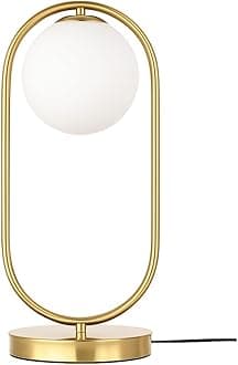 table lamp,Capsule Shape Table Lamp, Frosted Milky Glass, Antique Gold Finish, Study Lamp, Night Lamp,table light