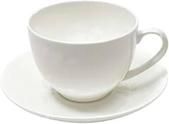 Maxwell & Williams Tea Cup and Saucer, Fine Bone China, 230 ml