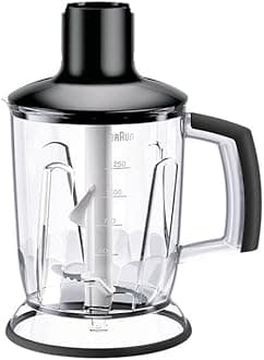 Braun MQS601BK MultiQuick Jug Blender and Ice Crusher Hand Blender Attachment, 5-Cup