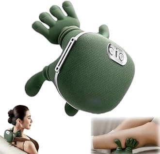 Massage Master for Shoulder,Neck Massager Pillow,with 3-Speed Adjustment, Massage Master for Shoulders, Necks, Lower Abdominal, Compact and Lightweight (1pcs)
