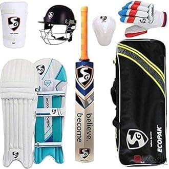 SG Full Cricket Kit with English Willow Cricket Bat (Full Size) Cricket Kit
