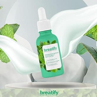 Breatify Bad Breath Eliminating Serum – Bad Mouth Smell Removing Drops – Easy to Carry and Handy Fresh Breath Oil-serum, 20 mL, 0.68 Oz (Pack of 6)