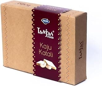 TAAJAS FOOD (Since 2003) Kaju Katli 500g | Fresh Indian Traditional Mithai | Made With Finest Cashews | No Preservatives, Artificial Color, Flavor & Delicious Sweet Taste