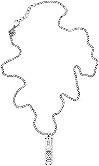 DieselAll-Gender Stainless Steel Pendant Necklace