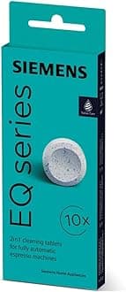 EQ. Series TZ80001 Cleaning Tablets Pack of 10 for All Coffee Machines and Built-in Fully Automatic