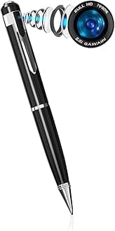 FREDI HD PLUS 1080p Full HD Pen Camera | 70–80 Min Battery Life | Supports 128GB Card | Loop Recording | Photo & Video Recording | USB Playback on PC & Mobile | Ideal for Meetings, Lectures & Travel