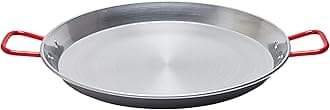 Garcima La Ideal Polished Steel Paella Pan 60cm