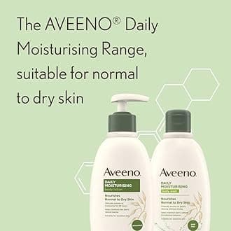 Aveeno Daily Moisturising Lotion | For Normal to Dry Skin Care | With Prebiotic Oatmeal and Glycerin | Moisturises for 24 Hours, 500 ml