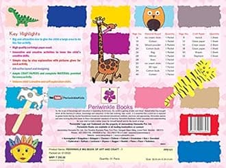 Periwinkle Big Book of Art and Craft - 1 with FREE craft papers and other materials. 4-7 years