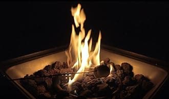 Black 1-3 Inch Lava Rock | Fireproof and Heatproof Volcanic Lava Rock, Perfect for Fire Pits, Fireplaces, BBQs and More. Indoor and Outdoor use - Natural Stones | 10 Pounds