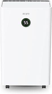 Air Pro 16L/Day Digital Dehumidifier - Large 5.5L Tank, Sleep Mode, 24H Timer Laundry Drying, Bedroom, Basement, Garage & Kitchen - Portable Electric Mould, Damp and Condensation Remover