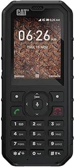Caterpillar CAT B35 Unlocked Mobile Phone (Black). Rugged, Waterproof, 4G/LTE Handset. Will Work with any Sim Card Worldwide. Camera, WiFi, GPS, 4G and More