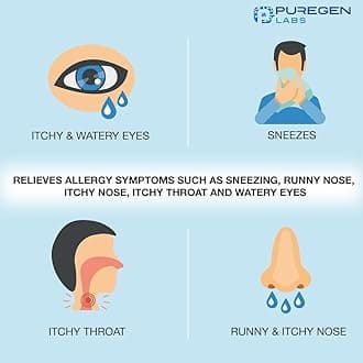 Puregen Labs Allergy Relief Diphenhydramine HCl 25 mg - 600 Mini Tablets - Antihistamine Allergy Medication - Sneezing, Runny Nose, Hay Fever, Itchy Eyes and Throat Allergy Pills | Made in USA