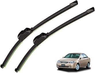 Auto Hub Car Wiper Blade Compatible with Chevrolet Optra, Windshield Car Wiper Blades Optra - Set of 2 Pcs (D-22,P-19)