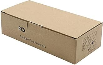 PAG 1 inch Standard Tagging Gun Fasteners Tag Barbs Attachments Price Tag Gun Refill for Clothing, 5000pcs, Transparent