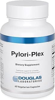 Douglas Laboratories Pylori-Plex - For Stomach Lining & GI Support* - With Mastic Gum, Licorice Root, Marshmallow Root & Slippery Elm - DGL Supplement - 60 Vegetarian Capsules