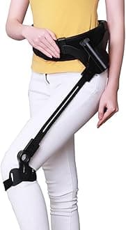 Walking Aid, Exoskeleton Power Walking Aids, Simple Bionic Body, Assistance Products, Mobility Walking Aids for Disabled and Elderly Leg Walking Training (Left Leg, M)