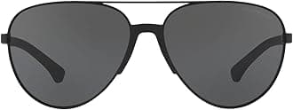 Men Non-Polarized Heart Shape Sunglasses (Ea-2059 320387) Black - Grey Lenses, Large