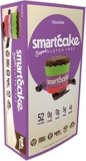Smart Baking Company Smartcake, Sugar Free, Gluten Free, Low Carb, Keto Dessert (Chocolate, 8 CT)
