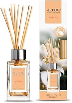 Home Luxury Perfume Reed Diffuser + 10 Rattan Reeds, Neroli 85 ml