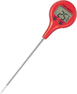 ThermaStick Digital Instant Read Meat Thermometer for Kitchen, Food Cooking, Grill, BBQ, Smoker, Candy, Home Brewing, Coffee, and Oil Deep Frying