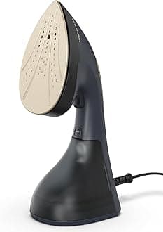 BEAUTURAL Steamer for Clothes, 2-in-1 Steamer & Iron, 1500W Handheld Powerful Garment Fabric Wrinkle Remover with Burst Steam, Ceramic Heating Plate, 30-Second Fast Heat-up, Auto-Off