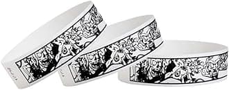 500 WristCo Zombies Tyvek Wristbands for Events - ¾” x 10” - Waterproof Recyclable Comfortable Tear Resistant Paper Bracelets Wrist Bands for Concerts Festivals Admission Party Tours
