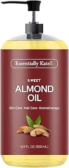 Sweet Almond Oil 16.9 fl oz - 100% Pure and Natural and Cold Pressed