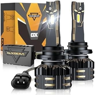 Auxbeam 9006 HB4 Fog Lights 25000LM 800% Brighter 6500K 9006 HB4 Power Sports Light for Off-Road Vehicles UTV ATV