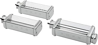 Smeg SMPC01 Pasta Roller & Cutter Set, Silver