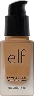 e.l.f. Flawless Finish Foundation, Lightweight & Medium Coverage, Semi-Matte Finish, Linen, 0.68 Fl Oz (20mL)