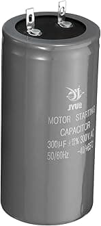PATIKIL Motor Start Capacitor, 300uf 300V 50/60Hz CD60 Running Capacitor for Air Conditioners, Electric Motor Starts
