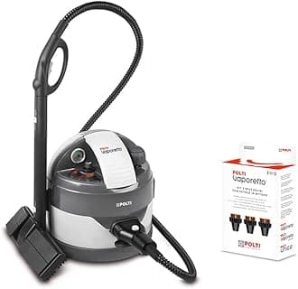 Polti Vaporetto Eco Pro 3.0 Steam Cleaner, 4.5 Bar, Made in Italy, Polti PAEU0297 Vaporetto Brass Brushes for Eco Pro 3.0 and Classic Steam Cleaners (Pack of 3), Plastic