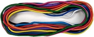 12 Extra Large Hair Ties for Dreadlocks and Thick Hair, Long and Oversized (Rainbow Assortment)