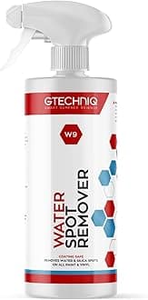 Gtechniq W9 Water Spot Remover for Cars, 500ml | Advanced Solution Easily Removes Stubborn Water and Silica Spots from Bodywork, Suitable for Glass, All Paint Types and Vinyl